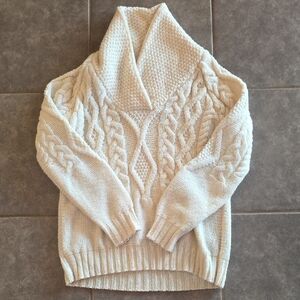 Cozy Cream Cable Knit Sweater